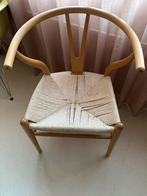 Wishbone stoel - Opknapper, Huis en Inrichting, Gebruikt, Bruin, Ophalen of Verzenden, Eén