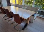 Prachtige eiken eettafel evt met bank en stoelen, Huis en Inrichting, Complete eetkamers, Verzenden, Zo goed als nieuw