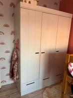 Woood Connect 3-deurs kledingkast, Huis en Inrichting, Kasten | Kledingkasten, Ophalen, 100 tot 150 cm, Zo goed als nieuw, Met hangruimte