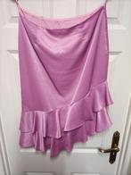 Mooie satijnen knierok maat 38, Kleding | Dames, Rokken, Verzenden, Zo goed als nieuw, Maat 38/40 (M), Roze
