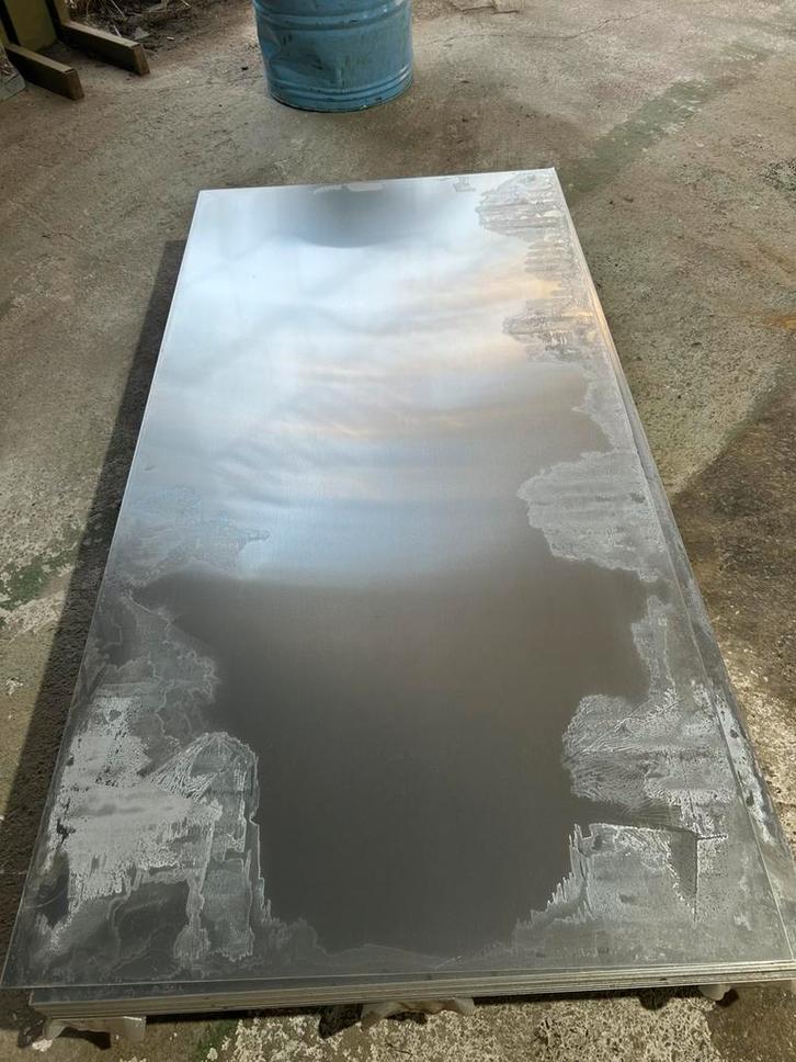 Aluminium Gladde Plaat 2000x1000x1.5mm, Doe-het-zelf en Verbouw, Platen en Panelen, Zo goed als nieuw, Overige materialen, Minder dan 20 mm