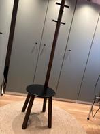 Kapstok met Kruk - Zwart/Walnoot, Ophalen of Verzenden, Zo goed als nieuw, Metaal
