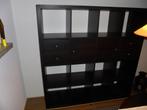 Vakkenkast IKEA zwart, Huis en Inrichting, 25 tot 50 cm, Minder dan 150 cm, 100 tot 150 cm, Met lade(s)