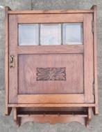 Art deco, 40er jaren eikenhouten wantkastje keukenkastje, Ophalen