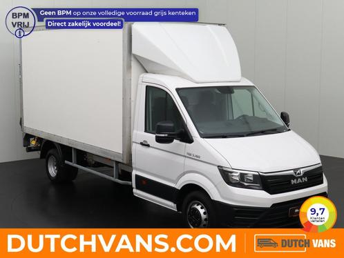 MAN TGE 2.0TDI 160PK DSG Automaat Bakwagen+Laadklep | Naviga, Auto's, Bestelauto's, Te koop, ABS, Airconditioning, Android Auto