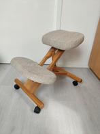 Ergonomische kniestoel / kniekruk - houten frame op wielen, Huis en Inrichting, Bureaustoelen, Ophalen, Zo goed als nieuw