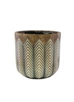 Pot – Cecil – lichtblauw – Ø18 x H17cm, Huis en Inrichting, Woonaccessoires | Droogbloemen, Nieuw, Ophalen of Verzenden