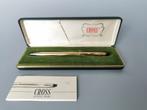 Cross vintage gouden pen met originele doos en boekje goud, Verzamelen, Pennenverzamelingen, Verzenden