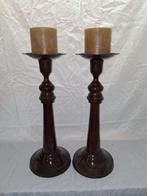 Kandelaars Fennando Collection, Huis en Inrichting, Woonaccessoires | Kandelaars en Kaarsen, Ophalen, Bruin, Overige materialen