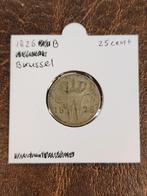 25 cent 1826 Brussel, Koning Willem I, Zilver, Ophalen of Verzenden, Losse munt