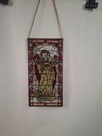 Vintage Glas in Lood Raamhanger Dame, Ophalen of Verzenden