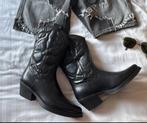 Cowboy laarzen, Hoge laarzen, Zwart, Nieuw, Bershka