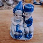 delfts blauw setje op bankje., Ophalen of Verzenden, Zo goed als nieuw, Dier