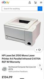 HP LaserJet 2100 Mono Laser Printer, Computers en Software, Ophalen of Verzenden