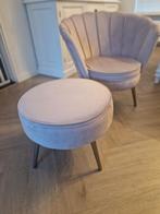 schelpenstoel set, Huis en Inrichting, Fauteuils, Ophalen, Gebruikt
