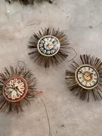 #kerst Antiek Vintage Klok Tinsel Ornamenten, Diversen, Kerst, Gebruikt, T, Ophalen of Verzenden, N