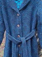 Damesjas King Louie met ceintuur, maat 42, Blauw, Maat 42/44 (L), Ophalen of Verzenden, Zo goed als nieuw