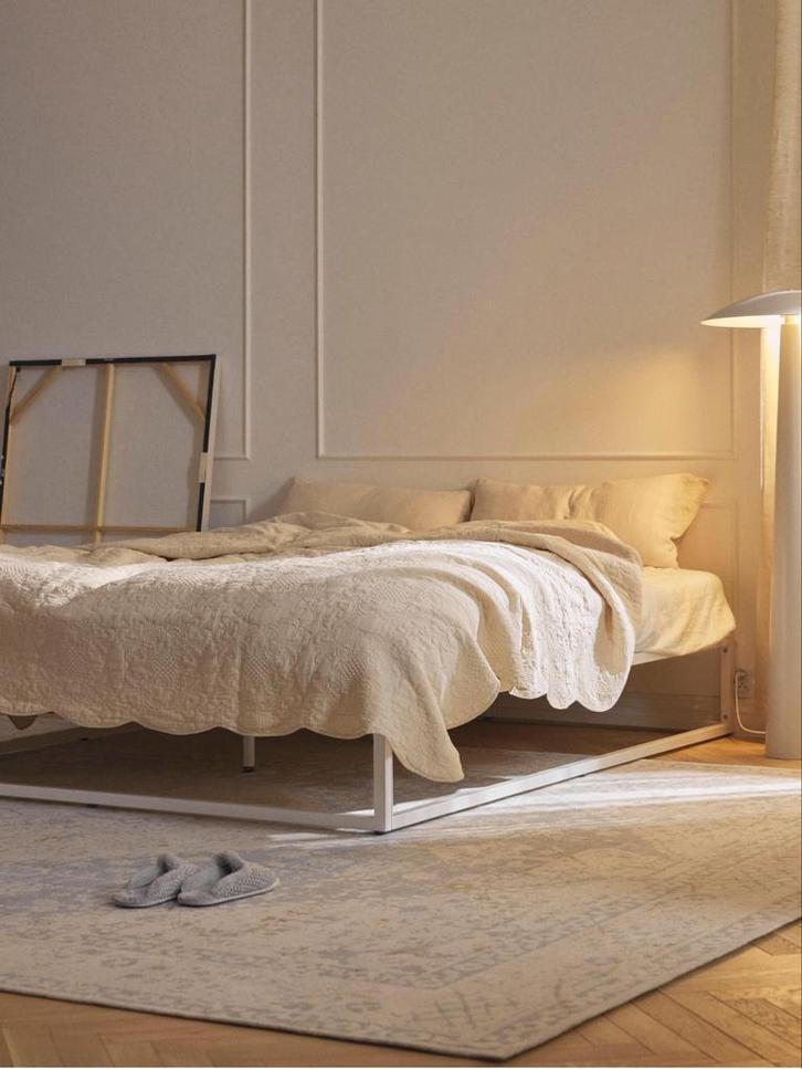 MOET WEG! Metalen bedframe neptun westwing 180 x 200 NIEUW, Huis en Inrichting, Slaapkamer | Bedden, Zo goed als nieuw, Tweepersoons