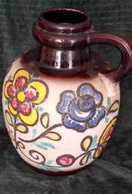 West-gemany vaas met leuke kleuren, Ophalen, Aardewerk of Porselein, Minder dan 50 cm