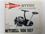 Garcia service boekje van Mitchell 306 307 molen 541, Watersport en Boten, Gebruikt, Ophalen of Verzenden, Molen