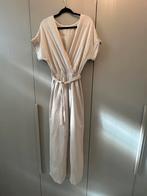Beige mousseline jumpsuit maat S/M, Kleding | Dames, Jumpsuits, Ophalen of Verzenden, Zo goed als nieuw, Maat 36 (S), Beige
