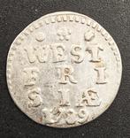 1789 Dubbele Wapenstuiver West-Friesland, Postzegels en Munten, Munten | Nederland, Vóór koninkrijk, Zilver, Losse munt, Overige waardes