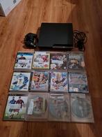 Playstation 3 slim 250 GB -  Cech 2004B met 13 games, Met 1 controller, Slim, Gebruikt, Met games
