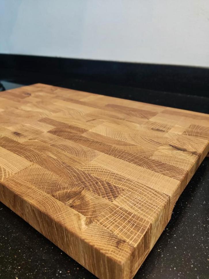 Prachtig nieuw luxe kopshout eiken snijplank!, Huis en Inrichting, Keuken | Keukenbenodigdheden, Nieuw, Ophalen of Verzenden