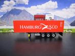 Wsi 04-2034 & 03-1010 Hamburg Sud 40FT Container & Chassis, Hobby en Vrije tijd, Modelauto's | 1:50, Ophalen, Nieuw, Bus of Vrachtwagen