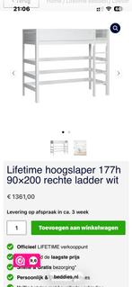 Lifetime hoogslaper wit, Ophalen, Hoogslaper