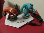 Disney Infinity portal base + 3 figuren, Spelcomputers en Games, Games | Nintendo Wii, Gebruikt, Overige genres, 1 speler, Ophalen of Verzenden