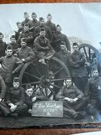 Nederlands groepsfoto Amsterdam Vestingartillerie 8 staal, Verzenden, Nederland