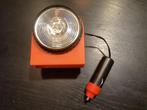 Vintage magnetische 12 volt auto pechlamp, noodverlichting, Auto diversen, Auto-accessoires, Ophalen of Verzenden, Zo goed als nieuw
