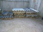 golfplaten, vezelcement, dakplaten, Doe-het-zelf en Verbouw, Dakpannen en Dakbedekking, Ophalen, Gebruikt, Zwart, 15 m² of meer