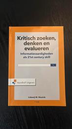 Kritisch zoeken, denken en evalueren, Ophalen, Alpha, Zo goed als nieuw, HBO