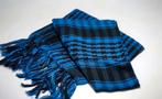 Arafat, plo, sjaal blauw/zwart - PLO sjaal, biker, rocker, Ophalen of Verzenden, Nieuw, Maat 46/48 (XL) of groter, Sjaal