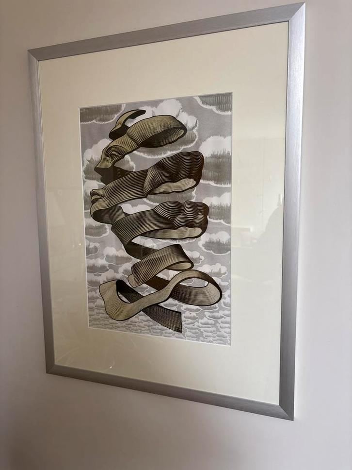 Esscher Kunstwerk - 'Band', Antiek en Kunst, Kunst | Etsen en Gravures, Ophalen