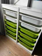 Ikea Trofast meubel met 6 bakken groen/wit, Huis en Inrichting, Kasten | Ladekasten, Ophalen, 25 tot 50 cm, Minder dan 100 cm