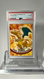 1999 Topps Pokemon TV - Charizard #6 - PSA 4, Ophalen, Zo goed als nieuw, Losse kaart, Foil