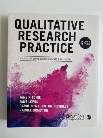 Qualitative Research Practice 2nd edition beschikbaar voor biedingen