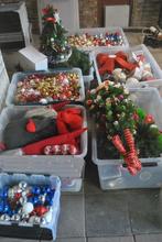 Kerst, grote partij kerstspullen, Ophalen, Gebruikt