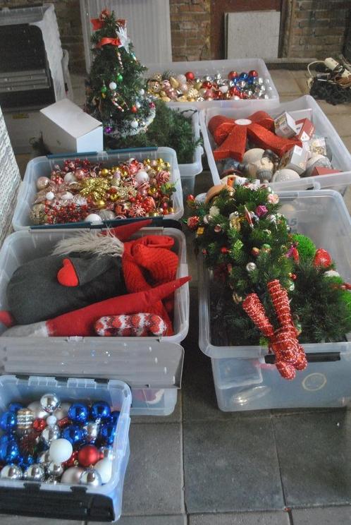 Kerst, grote partij kerstspullen, Diversen, Kerst, Gebruikt, Ophalen