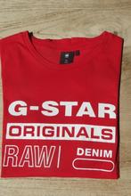 G-star * shirt rood * maat 164 * z.g.a.n., Kinderen en Baby's, Kinderkleding | Maat 164, Jongen, Ophalen of Verzenden, Zo goed als nieuw