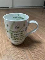 Ierse beker uit Ierland A little Irish Luck, Huis en Inrichting, Keuken | Servies, Ophalen of Verzenden, Nieuw, Overige stijlen
