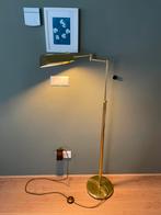 Vintage Messing Staande Leeslamp, Huis en Inrichting, Lampen | Vloerlampen, Ophalen, Gebruikt, 150 tot 200 cm