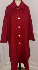 Lodon Alpaca wollen jas rood 46/48- 50/52, Ophalen of Verzenden, Nieuw, Rood, Jas of Mantel