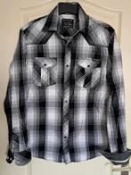 Overhemd Blouse Silver Creek  Kleur : Zwart Wit Maat : M, Kleding | Heren, Overhemden, Zwart, Nieuw, Silver Creek, Halswijdte 39/40 (M)