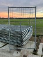 2 bouwhek looppoorten / looppoort, Ophalen, Met poort, Gebruikt, Spijlenhekwerk