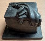 Replica van een dokterskoffertje / verloskoffertje (95% tin), Antiek en Kunst, Antiek | Tin, Ophalen of Verzenden