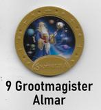 Emte Efteling medaillon nr 9 Grootmagister Almar, Verzamelen, Ophalen of Verzenden, Zo goed als nieuw, Overige typen